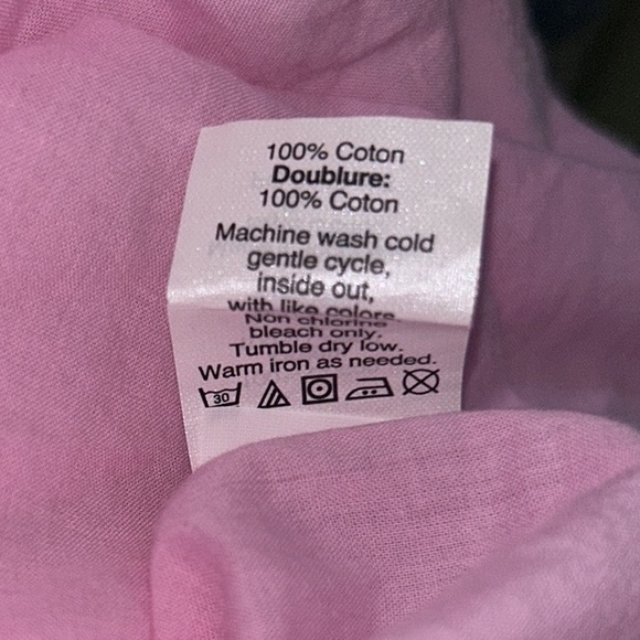 J. Crew Pink Eyelet Short Sleeve Top - 6 - Picture 10 of 11